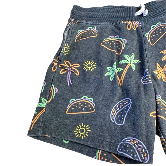 CHUBBIES Neon Snack Attack French Terry Lounge Shorts 7 inch size S - Picture 3 of 15